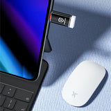 Adaptor Techsuit Premium OTG Adapter Hyperport (A6), USB3.0 to Lightning, PD30W, 5Gbps, GaN, Converter pentru iPhone