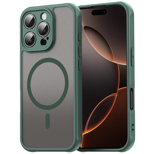 Husa pentru Xiaomi 17T Pro, Techsuit HaloFrost II MagSafe, verde