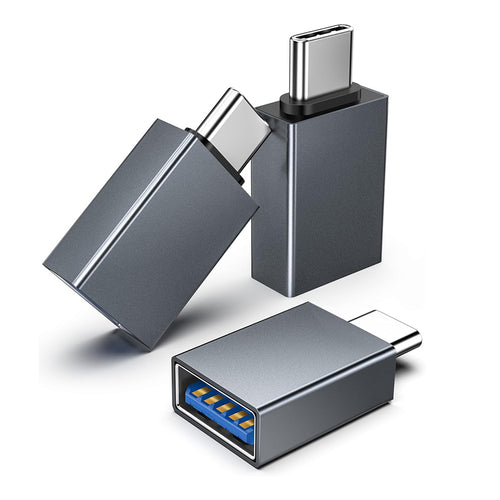 Adaptor Techsuit Premium OTG Adapter Slatevolt (A8), USB 3.0 to Type-C, 5Gbps, 3A, Aluminum Alloy, Fast Data Transfer