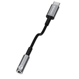 Adaptor Techsuit Premium Adaptor Cablu Sonicpix (AC14), Type-C to 3.5mm Jack, 3A, DAC Chip, Aluminum, Digital Decoder
