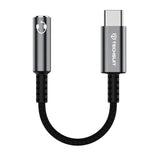 Adaptor Techsuit Premium Adaptor Cablu Sonicpix (AC14), Type-C to 3.5mm Jack, 3A, DAC Chip, Aluminum, Digital Decoder