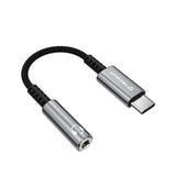 Adaptor Techsuit Premium Adaptor Cablu Sonicpix (AC14), Type-C to 3.5mm Jack, 3A, DAC Chip, Aluminum, Digital Decoder