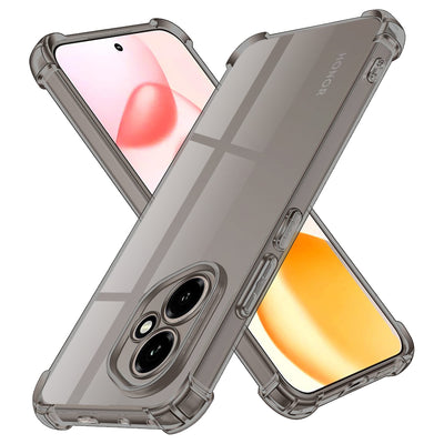 Husa pentru OnePlus Nord 6, Techsuit Shockproof Clear Silicone, fumuriu