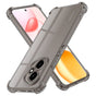 Husa pentru Honor 600, Techsuit Shockproof Clear Silicone, fumuriu