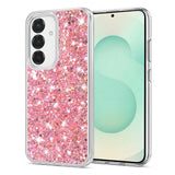 Husa pentru Samsung Galaxy S25 Plus, Techsuit Sparkly Glitter, alb