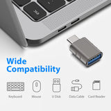 Adaptor Techsuit Premium OTG Adapter Slatevolt (A10), USB 3.0 to Type-C, 5Gbps, 3A, Zinc Alloy