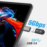 Adaptor Techsuit Premium OTG Adapter Slatevolt (A10), USB 3.0 to Type-C, 5Gbps, 3A, Zinc Alloy