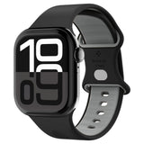 Curea pentru Apple Watch SE 40mm, Spigen Nano Pop (AMP09324), negru