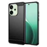 Husa pentru OPPO Reno14, Techsuit Carbon Silicone, albastru