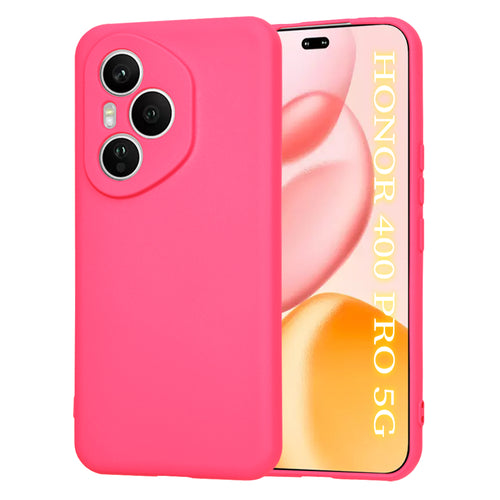 Husa pentru Honor 400 Pro, Techsuit SoftFlex, fucsia