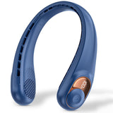 Techsuit Neck Fan (S9), portabil, cu afisaj digital, 3 Wind Speeds, 5200mAh, 5800RPM, Alb