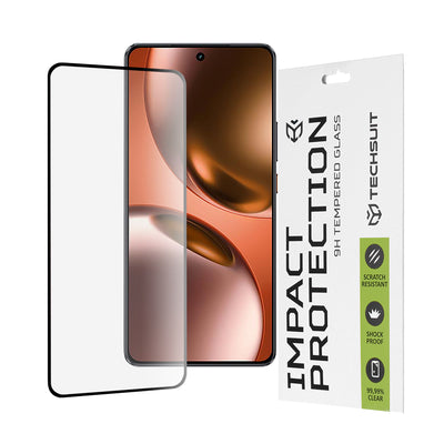 Folie de protectie pentru Realme GT 7, Techsuit 111D Full Cover / Full Glue Glass