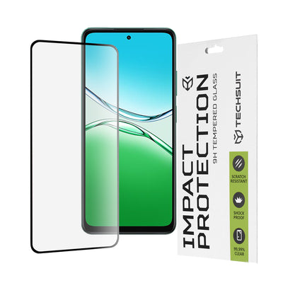 Folie de protectie pentru OPPO A5 4G, Techsuit 111D Full Cover / Full Glue Glass