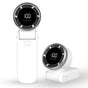 Techsuit Premium Mini Hand Fan (A9), cu LED afisaj digital, USB-C reincarcabil, 5 Wind Speeds, 5000mAh, Alb