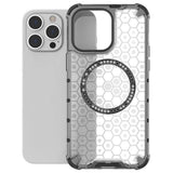 Husa pentru iPhone 14 Pro, Techsuit HoneyComb Shield MagSafe, alb
