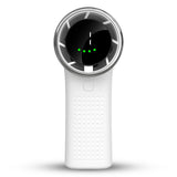 Techsuit Premium Mini Hand Fan (A8), cu LED afisaj digital, USB-C reincarcabil, 5 Wind Speeds, 3600mAh, Alb