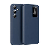 Husă pentru Samsung Galaxy S26 FE, Techsuit SmartView Series, Albastră
