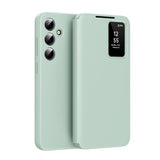 Husă pentru Samsung Galaxy S26 FE, Techsuit SmartView Series, Verde