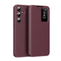 Husă pentru Samsung Galaxy S26 FE, Techsuit SmartView Series, Roșie