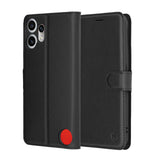 Husa pentru Nothing CMF Phone 2 Pro, Techsuit Leather Folio, maro