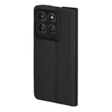 Husa pentru Motorola Edge 60 Pro, Techsuit Magskin Book, negru