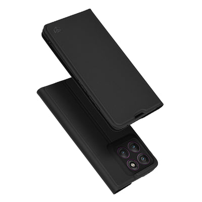 Husa pentru Motorola Edge 60 Pro, Techsuit Magskin Book, negru