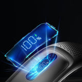 Techsuit Neck Fan (S11), portabil, Silicone Support, 4x Airflow, afisaj digital, 4000mAh, 4800RPM, Alb