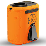 Techsuit Premium portabil Mini Fan (Z14), cu Baterie externa, reincarcabil, 5 Wind Speeds, Belt Buckle, 5000mAh, Portocaliu