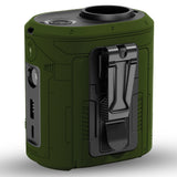 Techsuit Premium portabil Mini Fan (Z14), cu Baterie externa, reincarcabil, 5 Wind Speeds, Belt Buckle, 5000mAh, Gri
