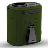 Techsuit Premium portabil Mini Fan (Z14), cu Baterie externa, reincarcabil, 5 Wind Speeds, Belt Buckle, 5000mAh, Gri