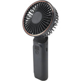 Techsuit Premium Mini Hand Fan (M12), cu LED afisaj digital, USB-C reincarcabil, 6 Wind Speeds, 5000mAh, Alb