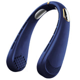 Techsuit Neck Fan (H6), portabil, USB-C, reincarcabil, reglabil, afisaj digital, 1200mAh, Alb