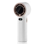 Techsuit Premium Handheld Fan (K38), portabil, reglabil, reincarcabil, afisaj digital, 4000mAh, Alb