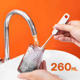 Bitvae Water Flosser (BVC2), cu 5x Standard Nozzels, 1x Tongue Scraper, Soft, NormalPotent Modes, Alb