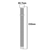 Curea pentru Samsung Galaxy Watch8 40mm, Techsuit Watchband (W009), argintiu