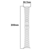 Curea pentru Samsung Galaxy Watch8 40mm, Techsuit Watchband (W010), argintiu