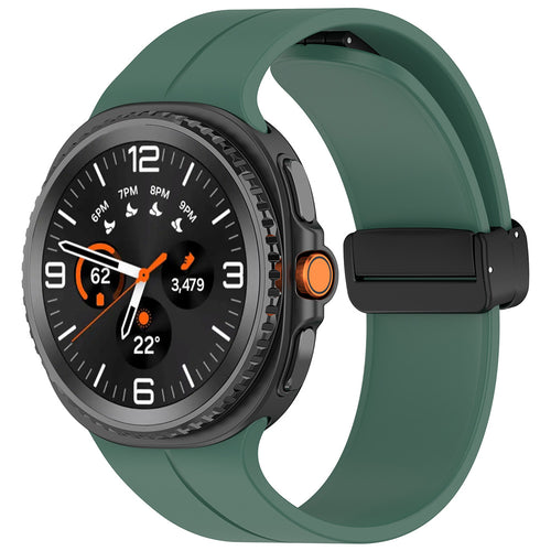 Curea pentru Samsung Galaxy Watch8 40mm, Techsuit Watchband (W011), verde inchis