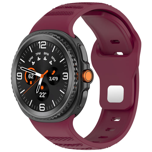 Curea pentru Samsung Galaxy Watch8 40mm, Techsuit Watchband (W050), bordo