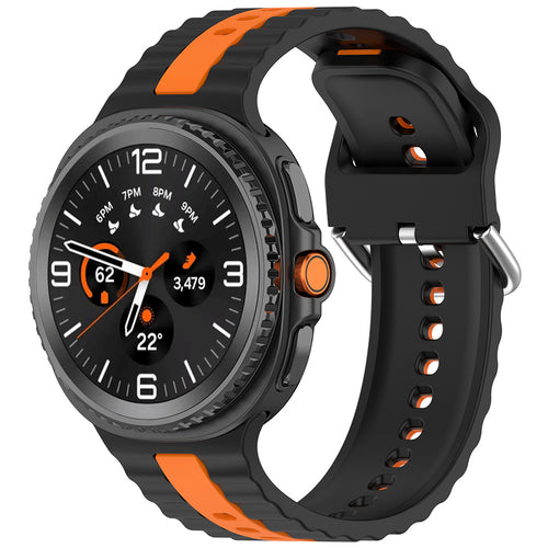 Curea pentru Samsung Galaxy Watch8 40mm, Techsuit Watchband (W078), negru