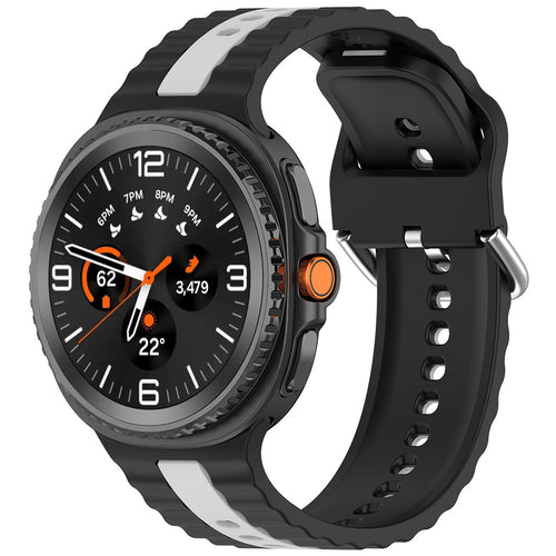 Curea pentru Samsung Galaxy Watch8 40mm, Techsuit Watchband (W078), negru rugged
