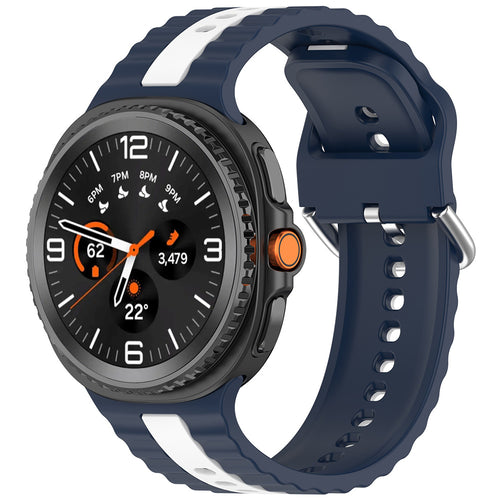 Curea pentru Samsung Galaxy Watch8 40mm, Techsuit Watchband (W078), bleumarin