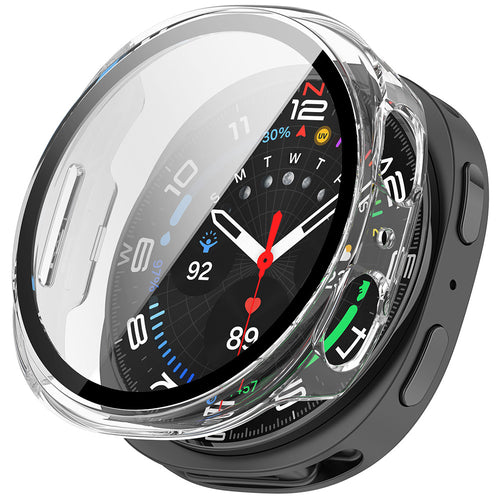 Husa smartwatch pentru Samsung Galaxy Watch8 40mm, Techsuit, transparenta