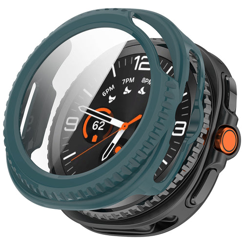 Husa smartwatch pentru Samsung Galaxy Watch8 Classic, Techsuit, verde inchis