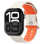 Curea pentru Apple Watch SE 40mm, Spigen Nano Pop (AMP09326), bej / portocaliu