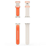 Curea pentru Apple Watch SE 40mm, Spigen Nano Pop (AMP09326), bej / portocaliu