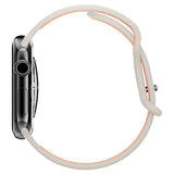 Curea pentru Apple Watch SE 40mm, Spigen Nano Pop (AMP09326), bej / portocaliu