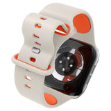 Curea pentru Apple Watch SE 40mm, Spigen Nano Pop (AMP09326), bej / portocaliu