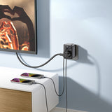 Incarcator retea UGREEN CD314 (90613), Outlet Extender, Incarcare rapida, 2x USB, Type-C, AC, 3680W, 13A, PD30W, 3A, QC4+, negru
