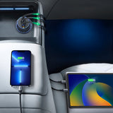 Incarcator auto UGREEN 3in1 EC703 (35024), Incarcare rapida, USB, 2x Type-C, USB, 75W, 3A, PD3.0, QC 3.0, negru