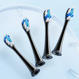 Bitvae Toothbrush Heads (GCS2), pentru Bitvae BVS2, x4, Negru